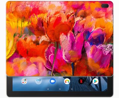 B2Ctelecom Tablethoes Lenovo Tab E10 Tulpen