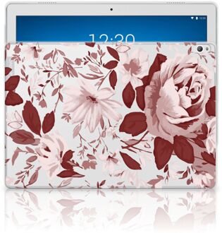 B2Ctelecom Tablethoes Lenovo Tab P10 Watercolor Flowers