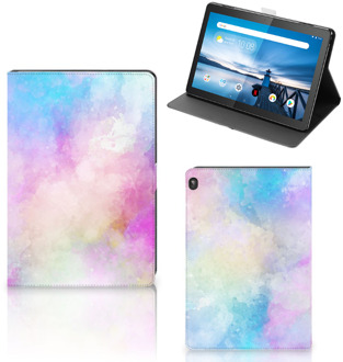 B2Ctelecom Tablethoes Lenovo Tablet M10 Hoesje met Magneetsluiting Watercolor Light