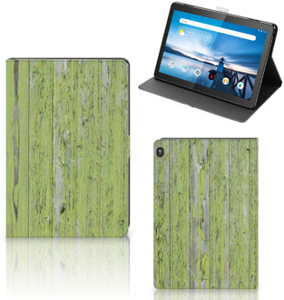 B2Ctelecom Tablethoes Lenovo Tablet M10 Hoesje met Standaard Green Wood