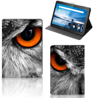 B2Ctelecom Tablethoes Lenovo Tablet M10 Tablet Hoes met Magneetsluiting Ontwerpen Super als Leuke Verjaardagscadeaus Uil