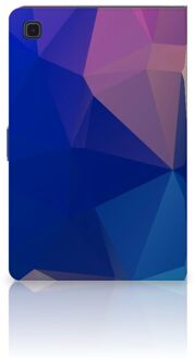 B2Ctelecom Tablethoes Samsung Galaxy Tab A7 (2020) Hoesje met Magneetsluiting Polygon Dark