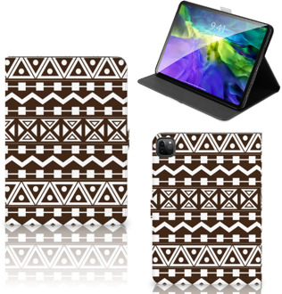 B2Ctelecom Tablethoesje iPad Pro 11 (2020) Cover met Standaard Aztec Brown