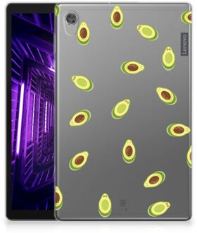 B2Ctelecom Tablethoesje Lenovo Tab M10 HD (2de generatie) Siliconen Back Case Avocado met doorzichte zijkanten