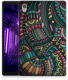 B2Ctelecom Tablethoesje Lenovo Tab M10 HD (2de generatie) TPU Back Case Aztec met doorzichte zijkanten