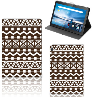 B2Ctelecom Tablethoesje Lenovo Tablet M10 Cover met Standaard Aztec Brown