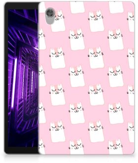 B2Ctelecom Tablethoesje met foto Lenovo Tab M10 HD (2de generatie) TPU Case Sleeping Cats met doorzichte zijkanten