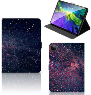 B2Ctelecom Tablethoesje met Naam iPad Pro 11 (2020) Tablet Hoes met Magneetsluiting Ontwerpen Stars