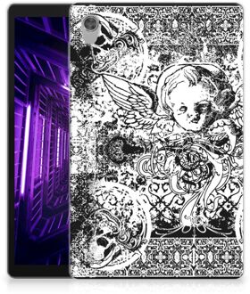 B2Ctelecom Tablettas Lenovo Tab M10 HD (2de generatie) Cover Skulls Angel met doorzichte zijkanten