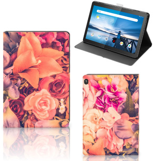 B2Ctelecom Tablettas Lenovo Tablet M10 Hoes met Standaard Bosje Bloemen