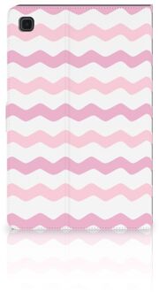 B2Ctelecom Tablettas Samsung Galaxy Tab A7 (2020) Hoes met Magneetsluiting Waves Roze