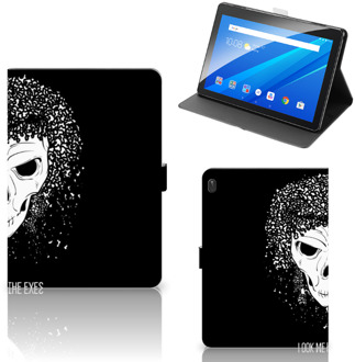 B2Ctelecom Tablettasje Lenovo Tab E10 Skull Hair