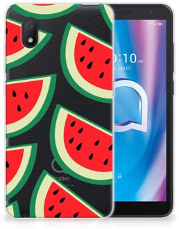 B2Ctelecom Telefoon Hoesje Alcatel 1B (2020) Hoesje Bumper Doorzichtig Watermelons