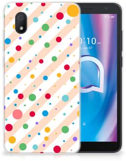 B2Ctelecom Telefoon Hoesje Alcatel 1B (2020) Leuk TPU Back Cover Dots