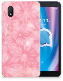 B2Ctelecom Telefoon Hoesje Alcatel 1B (2020) Silicone Back Case Lente Bloemen