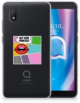 B2Ctelecom Telefoon Hoesje Alcatel 1B (2020) Silicone Back Case Popart Princess