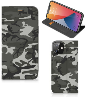 B2Ctelecom Telefoon Hoesje Cadeau voor hem iPhone 12 | iPhone 12 Pro Telefoontasje Army Light