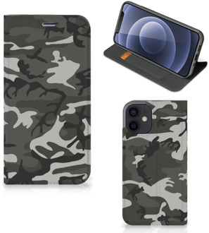 B2Ctelecom Telefoon Hoesje Cadeau voor hem iPhone 12 Mini Telefoontasje Army Light