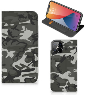 B2Ctelecom Telefoon Hoesje Cadeau voor hem iPhone 12 Pro Max Telefoontasje Army Light