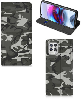 B2Ctelecom Telefoon Hoesje Cadeau voor hem Motorola Moto G100 Telefoontasje Army Light