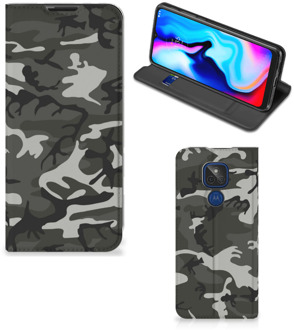 B2Ctelecom Telefoon Hoesje Cadeau voor hem Motorola Moto G9 Play Telefoontasje Army Light