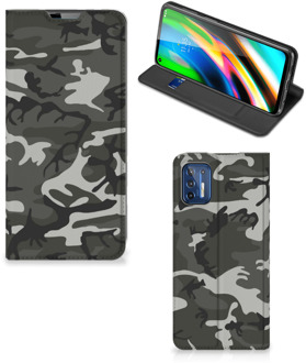 B2Ctelecom Telefoon Hoesje Cadeau voor hem Motorola Moto G9 Plus Telefoontasje Army Light