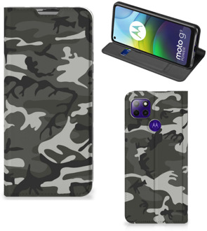 B2Ctelecom Telefoon Hoesje Cadeau voor hem Motorola Moto G9 Power Telefoontasje Army Light