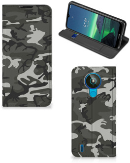 B2Ctelecom Telefoon Hoesje Cadeau voor hem Nokia 1.4 Telefoontasje Army Light