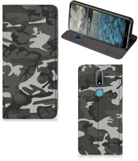 B2Ctelecom Telefoon Hoesje Cadeau voor hem Nokia 2.4 Telefoontasje Army Light