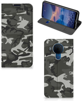 B2Ctelecom Telefoon Hoesje Cadeau voor hem Nokia 5.4 Telefoontasje Army Light