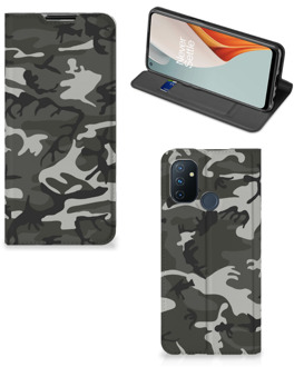 B2Ctelecom Telefoon Hoesje Cadeau voor hem OnePlus Nord N100 Telefoontasje Army Light