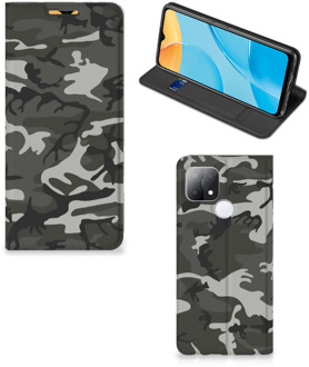 B2Ctelecom Telefoon Hoesje Cadeau voor hem OPPO A15 Telefoontasje Army Light