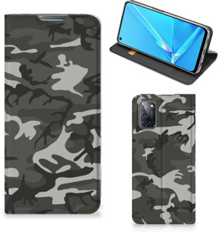 B2Ctelecom Telefoon Hoesje Cadeau voor hem OPPO A52 | A72 Telefoontasje Army Light