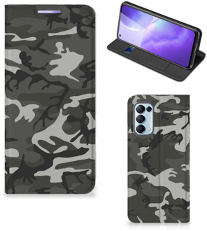 B2Ctelecom Telefoon Hoesje Cadeau voor hem OPPO Find X3 Lite Telefoontasje Army Light