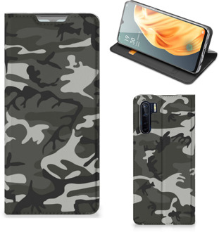 B2Ctelecom Telefoon Hoesje Cadeau voor hem OPPO Reno3 | A91 Telefoontasje Army Light