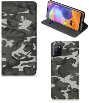 B2Ctelecom Telefoon Hoesje Cadeau voor hem Samsung Galaxy A31 Telefoontasje Army Light