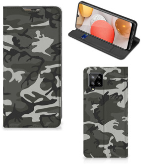 B2Ctelecom Telefoon Hoesje Cadeau voor hem Samsung Galaxy A42 Telefoontasje Army Light