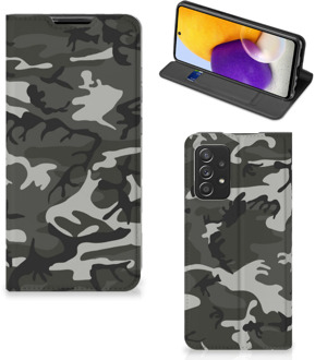 B2Ctelecom Telefoon Hoesje Cadeau voor hem Samsung Galaxy A72 (5G/4G) Telefoontasje Army Light