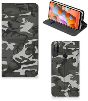 B2Ctelecom Telefoon Hoesje Cadeau voor hem Samsung Galaxy M11 | A11 Telefoontasje Army Light