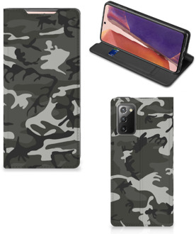 B2Ctelecom Telefoon Hoesje Cadeau voor hem Samsung Galaxy Note20 Telefoontasje Army Light