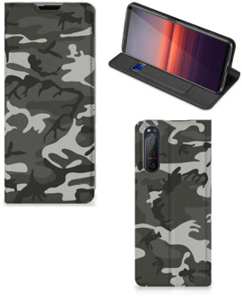 B2Ctelecom Telefoon Hoesje Cadeau voor hem Sony Xperia 5 II Telefoontasje Army Light