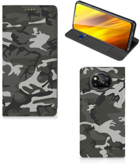 B2Ctelecom Telefoon Hoesje Cadeau voor hem Xiaomi Poco X3 Telefoontasje Army Light