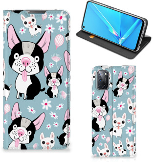 B2Ctelecom Telefoon Hoesje Cadeau voor Kleinzoon OPPO A52 | A72 Flipcover Hondjes