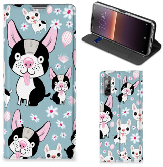 B2Ctelecom Telefoon Hoesje Cadeau voor Kleinzoon Sony Xperia L4 Flipcover Hondjes