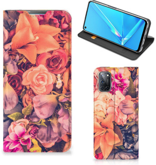 B2Ctelecom Telefoon Hoesje Cadeau voor Moeder OPPO A52 | A72 Flipcase Bosje Bloemen