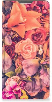 B2Ctelecom Telefoon Hoesje Cadeau voor Moeder Samsung Galaxy S20 FE Flipcase Bosje Bloemen