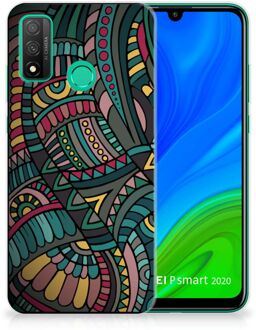 B2Ctelecom Telefoon Hoesje Huawei P Smart 2020 Hoesje Bumper Aztec