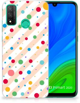 B2Ctelecom Telefoon Hoesje Huawei P Smart 2020 Leuk TPU Back Cover Dots