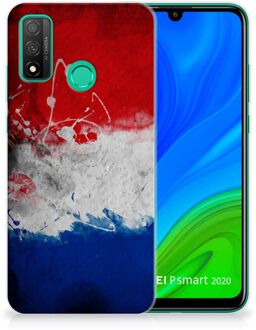 B2Ctelecom Telefoon Hoesje Huawei P Smart 2020 Mobiel Case Nederlandse Vlag