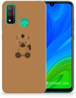 B2Ctelecom Telefoon Hoesje Huawei P Smart 2020 Siliconen Hoesje met Naam Baby Hyena